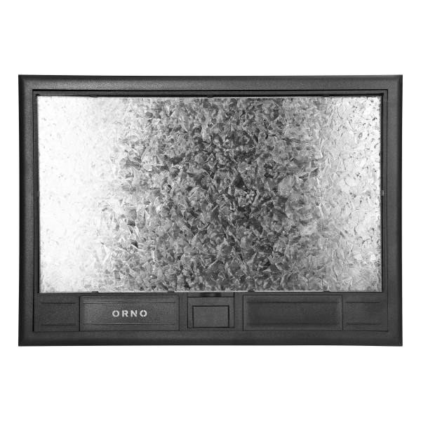 Puszka podłogowa na gniazda modułowe 8 x 45x45mm lub 16 x 22,5x45mm, pokrywa: materiał własny, czarna