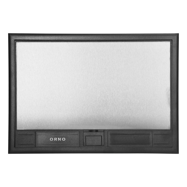 Puszka podłogowa na gniazda modułowe 8 x 45x45mm lub 16 x 22,5x45mm, pokrywa: stal nierdzewna, czarna