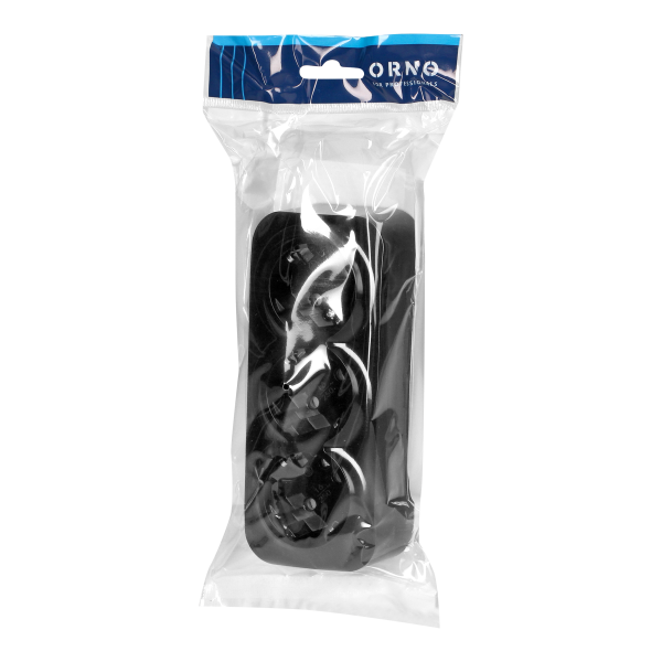 3-gang wall socket ToDo, 2P+E, Schuko type, IP20, 16A, 230V AC, black 3-gang wall socket ToDo, 2P+E, Schuko type, IP20, 16A, 230V AC, black