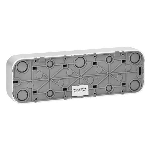 Gniazdo poczwórne ToDo 2P+Z Schuko IP20, 16A, 230V AC, biały, 8 sztuk