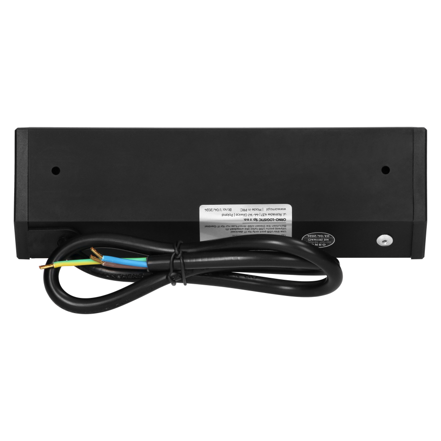 Gniazdo meblowe 2x2P+Z, 2xUSB (typ A+C; 2,4A), czarne