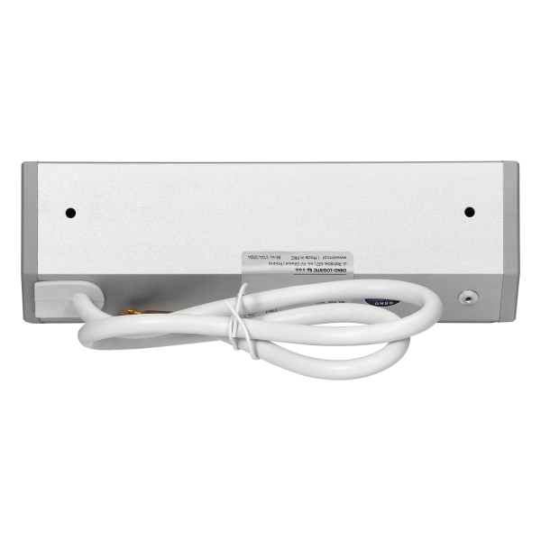 Gniazdo meblowe 3x2P+Z (Schuko), szaro-srebrne