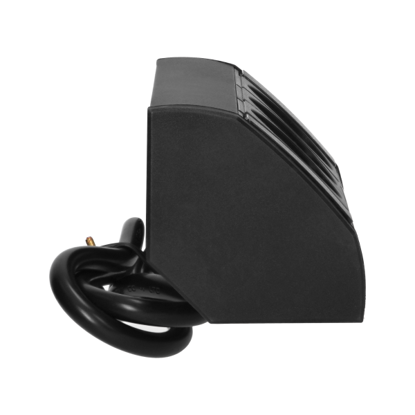 Furniture socket 3x2P+E (Schuko), black