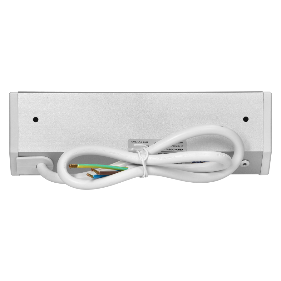 Furniture socket 2x2P+E (Schuko), 2xUSB (A+C type; 2.4A), white-silver