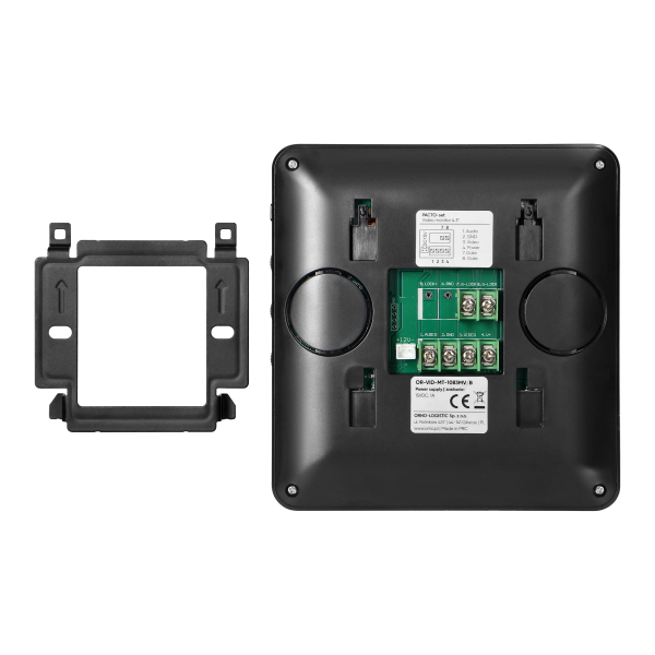 PACTO, zestaw wideodomofonowy jednorodzinny, 4-żyłowy, 4,3", RFID