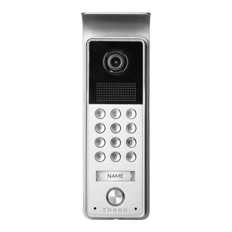 CERES Full HD, single family video doorphone set, 4-wire, 8", touch screen, Full HD,  codelock 