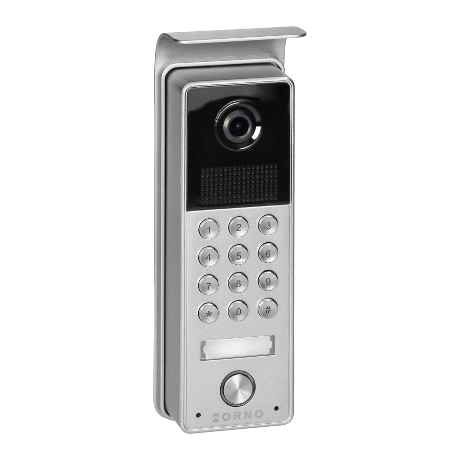 CERES Full HD, single family video doorphone set, 4-wire, 8", touch screen, Full HD,  codelock 