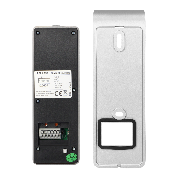 CERES Full HD, single family video doorphone set, 4-wire, 8", touch screen, Full HD,  codelock 