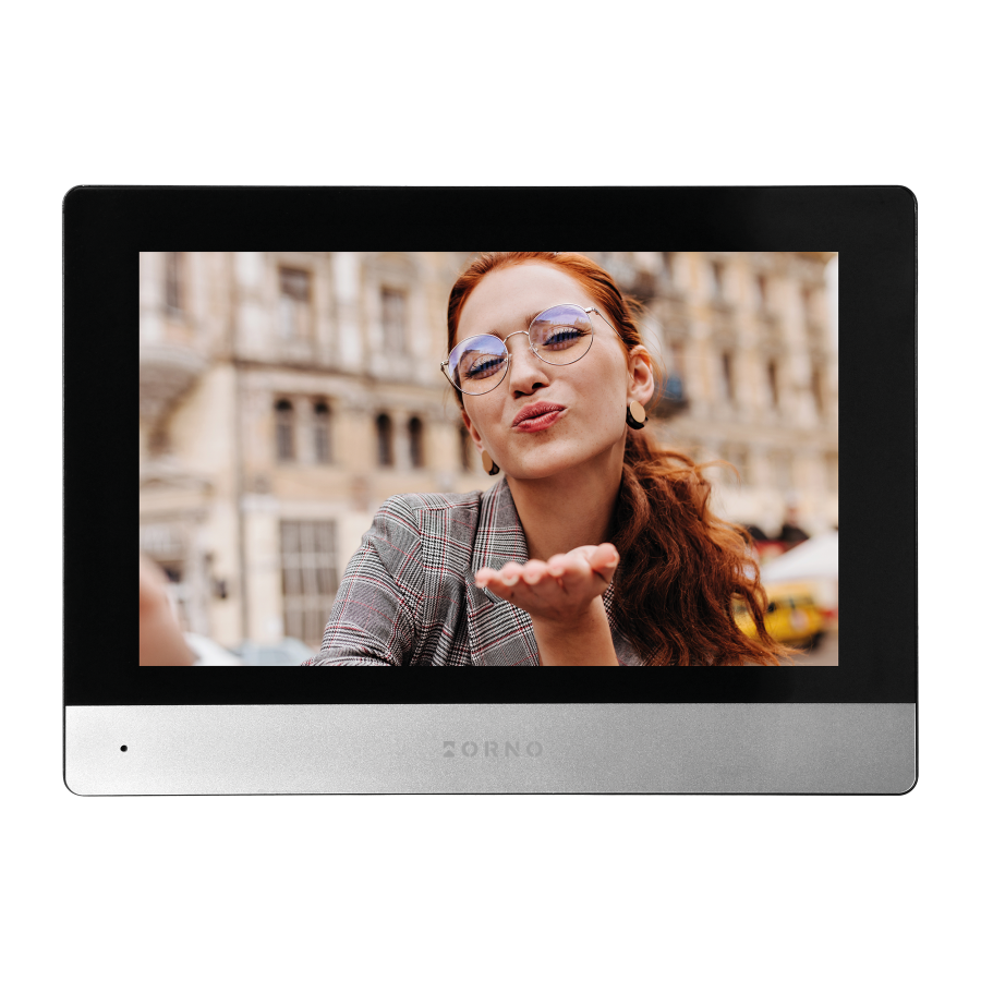 CERES Full HD, single family video doorphone set, 4-wire, 8", touch screen, Full HD,  codelock 