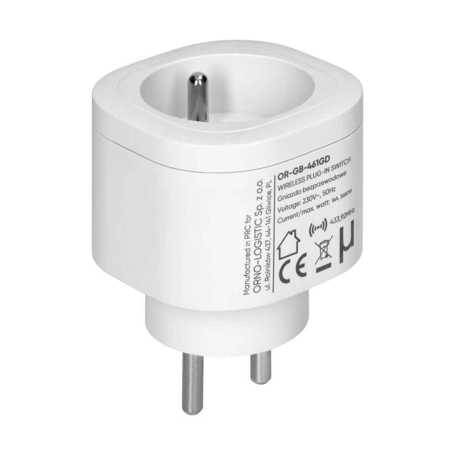 Set of wireless mini sockets with remote control 2+1