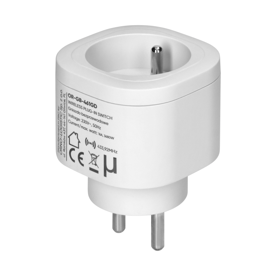 Set of wireless mini sockets with remote control 2+1