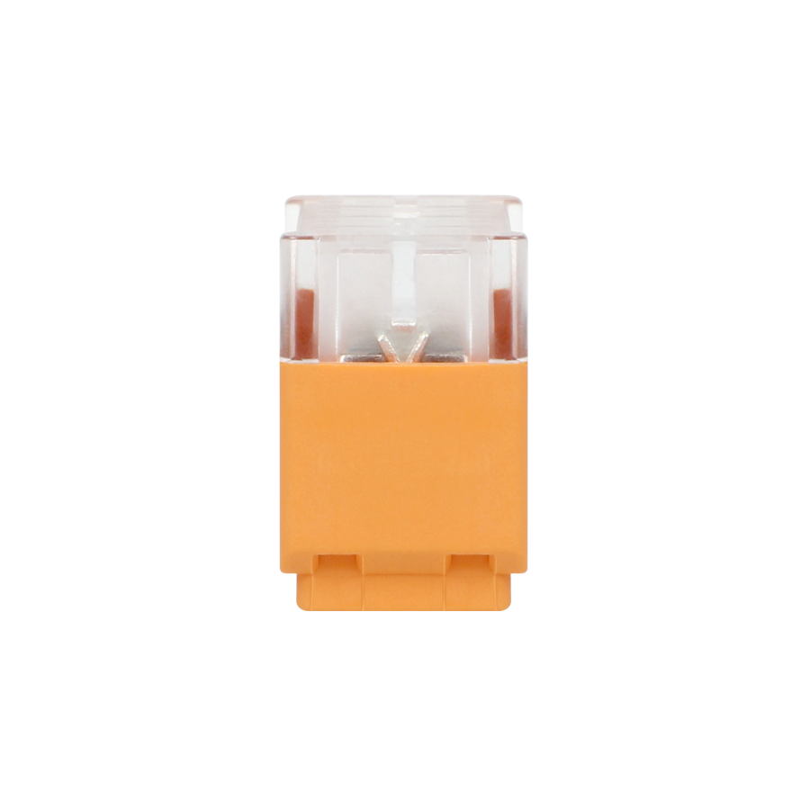 Złączka instalacyjna wciskana 8-przewodowa; dwurzędowa; na drut 0,75-2,5mm²; IEC 300V/24A; 10 szt.