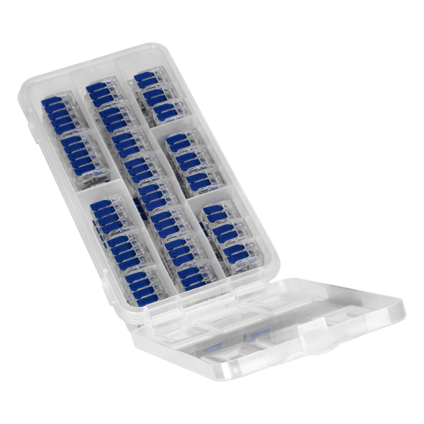 Set of clamp splicing connectors APARTMENT-QUICK, 50 pcs. 24x2-wire, 16x3-wire, 6x4-wire, 4x5-wire