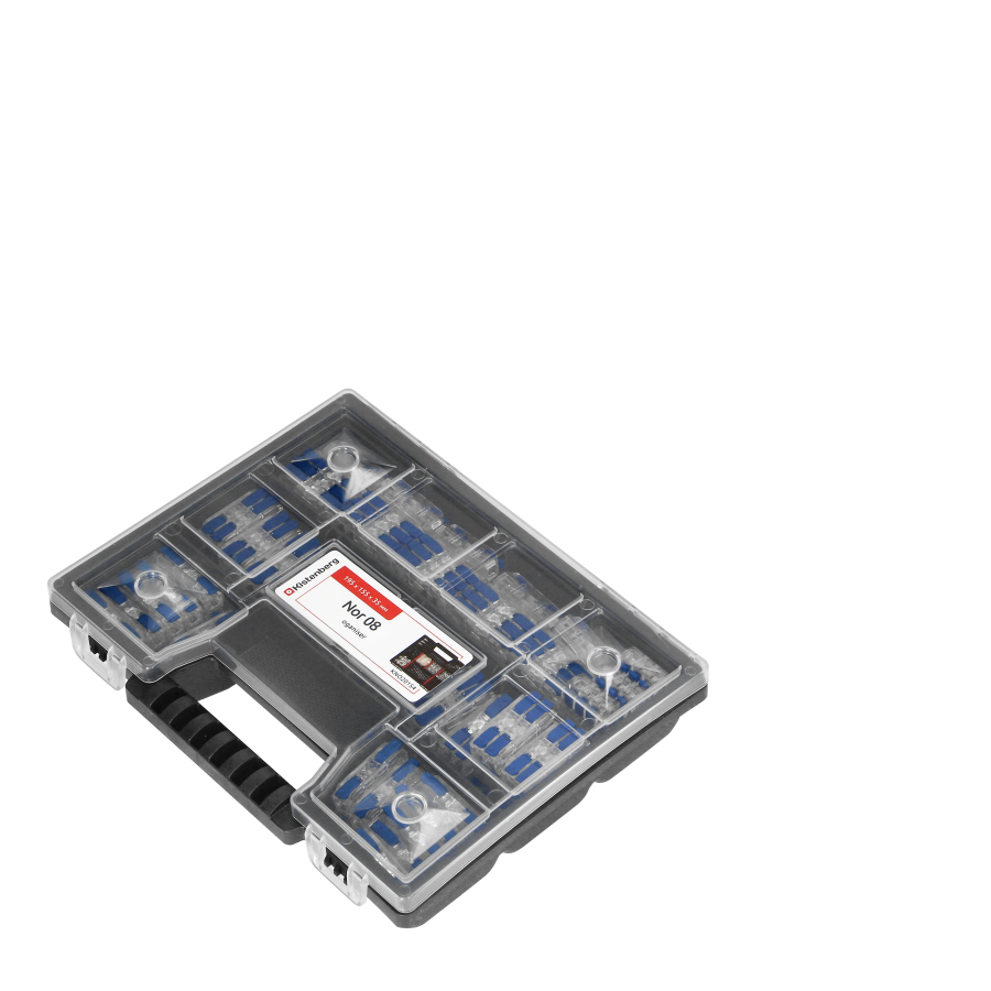 Set of inline clamp splicing connectors HOUSE-QUICK-THROUGH, 72 pcs.