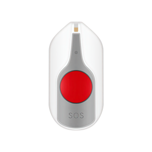 SOS doorbell button, battery-powered, for wireless doorbells, SIGO series, white