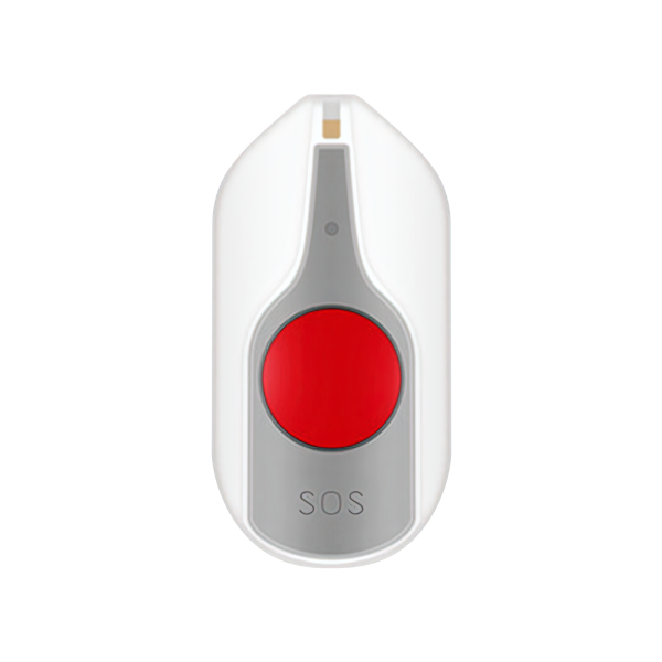 SOS doorbell button, battery-powered, for wireless doorbells, SIGO series, white