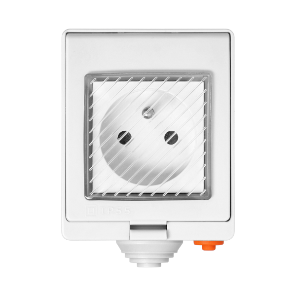Tuya Smart Wi-Fi surface-mounted single socket, IP55
