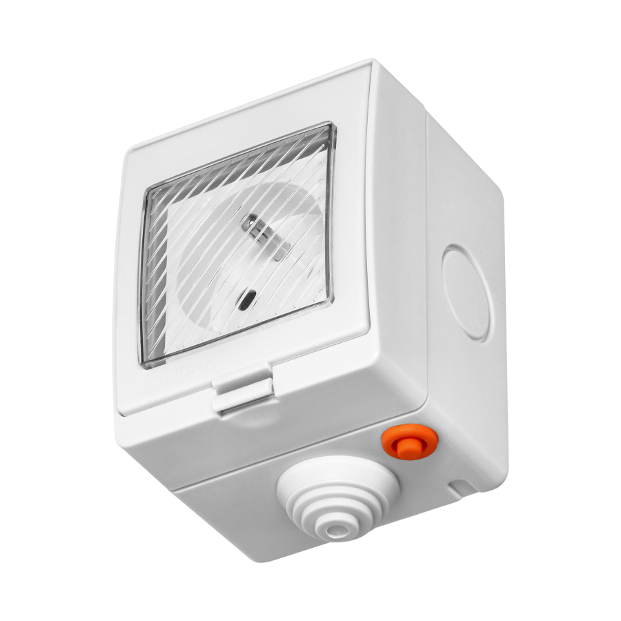 Tuya Smart Wi-Fi surface-mounted single socket, IP55