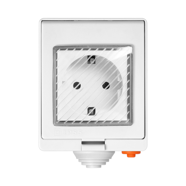 Gniazdo natynkowe IP55 Tuya Smart Wi-Fi, Schuko