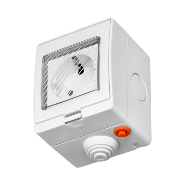 Gniazdo natynkowe IP55 Tuya Smart Wi-Fi, Schuko