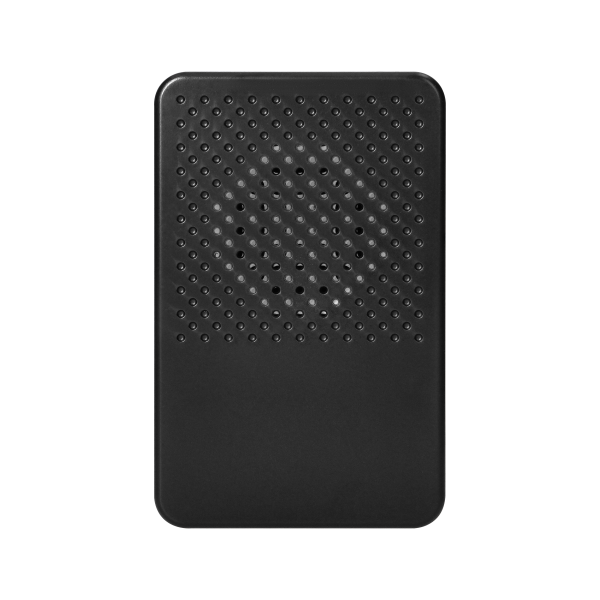 Electronic, wired doorbell LARK MAXI AC, one tone, 230V, black