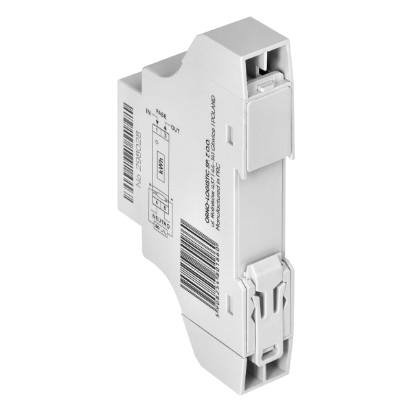 1-fazowy licznik energii elektrycznej, 40A, MID, wyjście impulsowe, podświetlenie, 1 moduł, DIN TH-35mm 1-fazowy licznik energii elektrycznej, 40A, MID, wyjście impulsowe, podświetlenie, 1 moduł, DIN TH-35mm