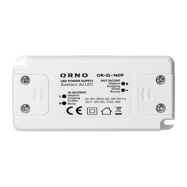 LED driver AC/DC 12V/6W