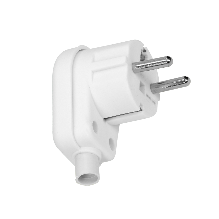 Dismountable angle plug Uni-Schuko