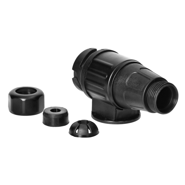 13-pin tailer plug, plastic, 12/24V