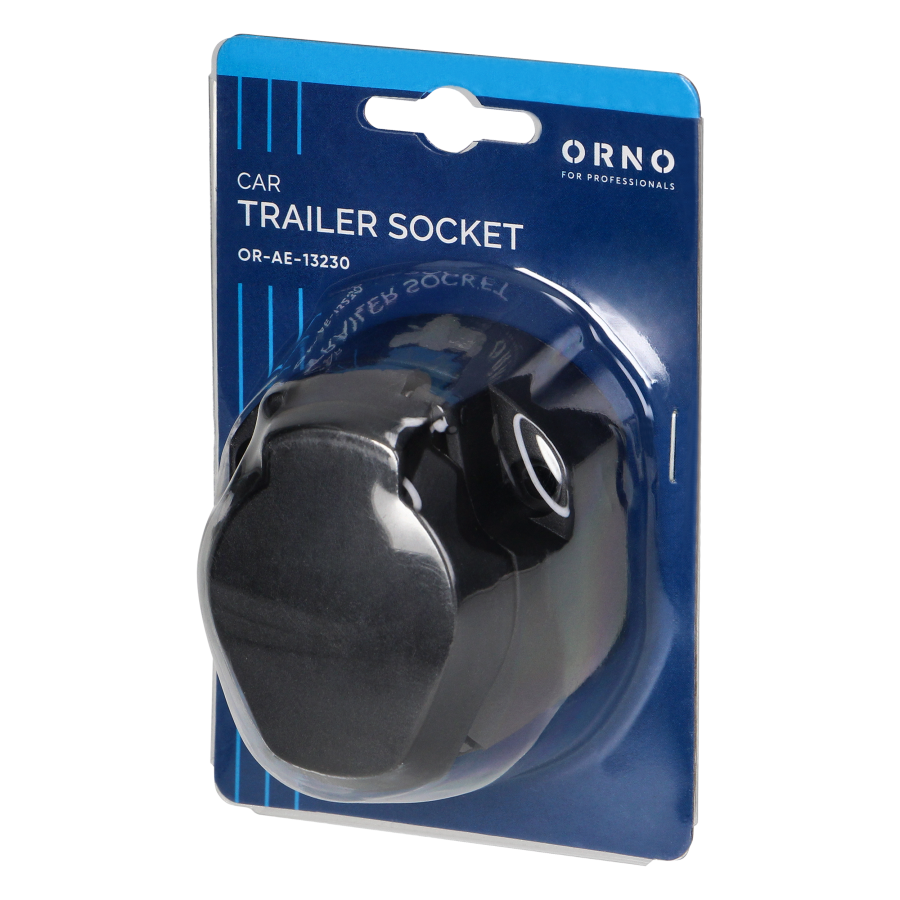 13-pin tailersocket plastic, 12/24V