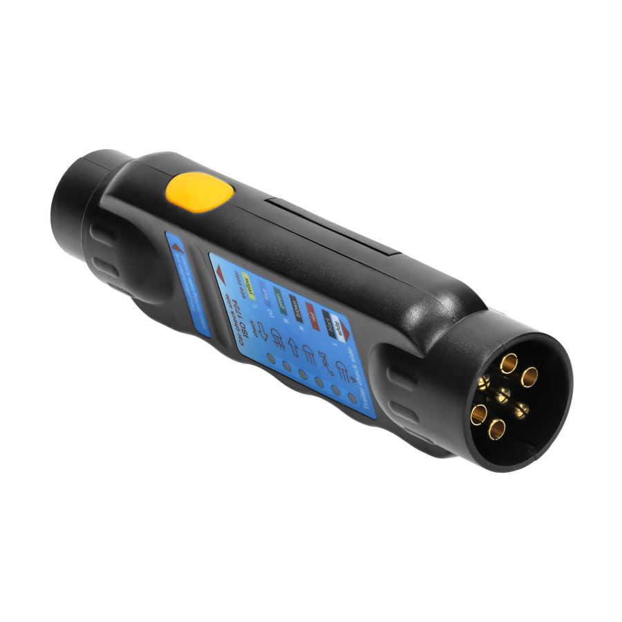 Trailer socket tester, 13/7-pin standard, 12/24V