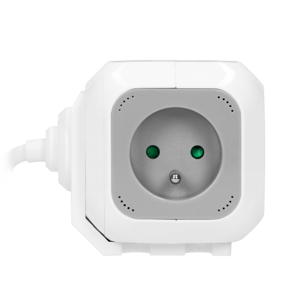 Extension sockets, 4 E-type sockets, 2 x USB, 1.4 m cable