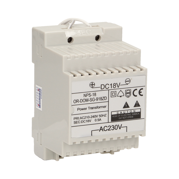 DC18V DIN rail power adapter for SAGITTA and SAGITTA MULTI doorphone series