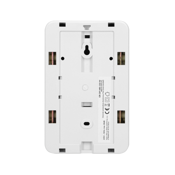 Dzwonek elektromechaniczny dwutonowy BREVIS MAXI AC, 230V, biały