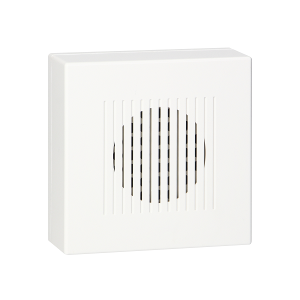 Dzwonek przewodowy elektroniczny jednotonowy RINGIL MINI AC, 230V, biały