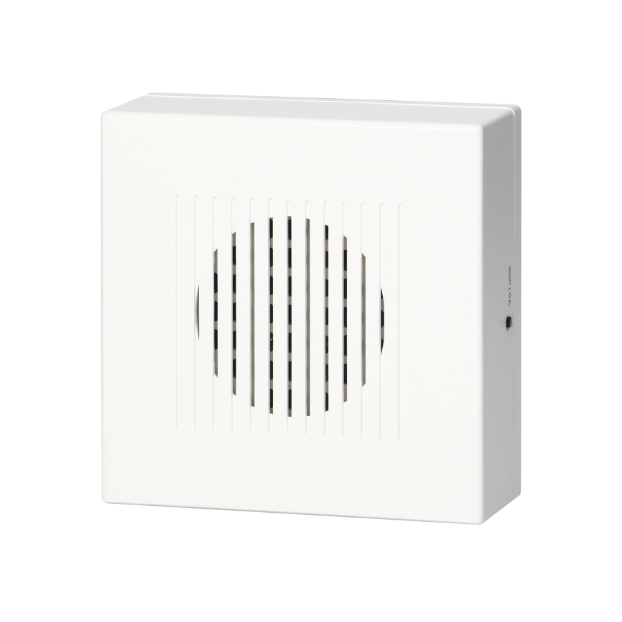 Dzwonek przewodowy elektroniczny jednotonowy RINGIL MINI AC, 230V, biały