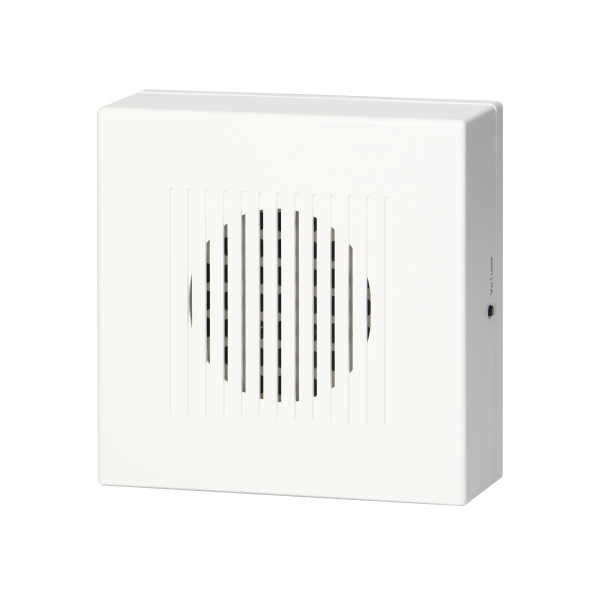 Electronic, wired doorbell RINGIL MINI AC, one tone, 230V, white Electronic, wired doorbell RINGIL MINI AC, one tone, 230V, white