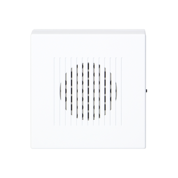 Electronic, wired doorbell RINGIL MINI AC, one tone, 230V, pure white