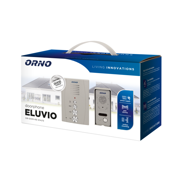 Single family doorphone, handset free, ELUVIO