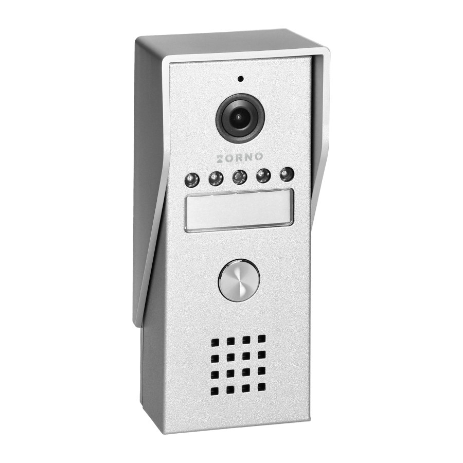 LIRA video doorphone set (outdoor unit + monitor), handset-free with color 4.3'' screen