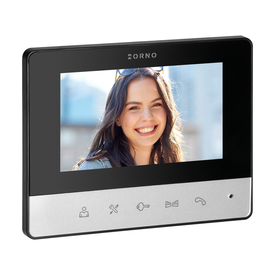 LIRA video doorphone set (outdoor unit + monitor), handset-free with color 4.3'' screen