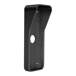 Protective rain shield for video and audio doorphones, surface-mounted, black