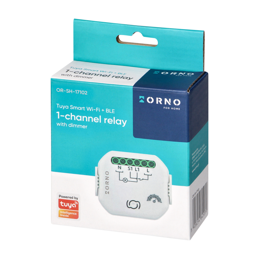 1-channel relay with dimmer Tuya Smart Wi-Fi+BLE