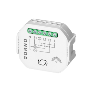 Przekaźnik dopuszkowy 2-kanałowy ze ściemniaczem Tuya Smart Wi-Fi+BLE