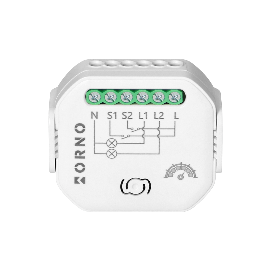 2-channel relay with dimmer Tuya Smart Wi-Fi+BLE