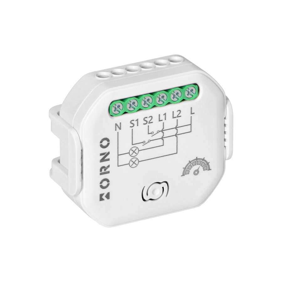 2-channel relay with dimmer Tuya Smart Wi-Fi+BLE
