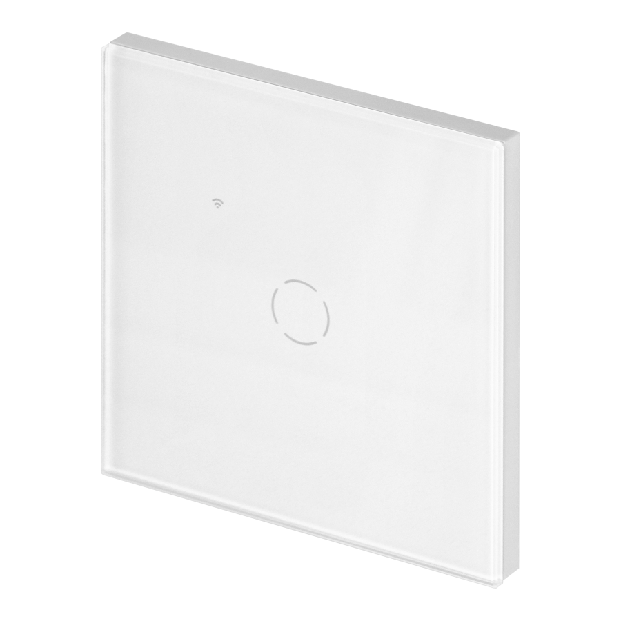 Włącznik podtynkowy pojedynczy Wi-Fi Tuya Smart Home, biały