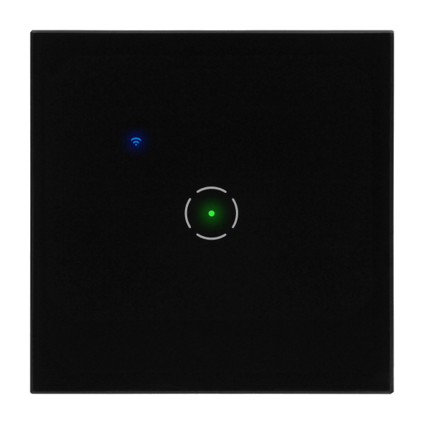Włącznik podtynkowy pojedynczy Wi-Fi Tuya Smart Home, czarny