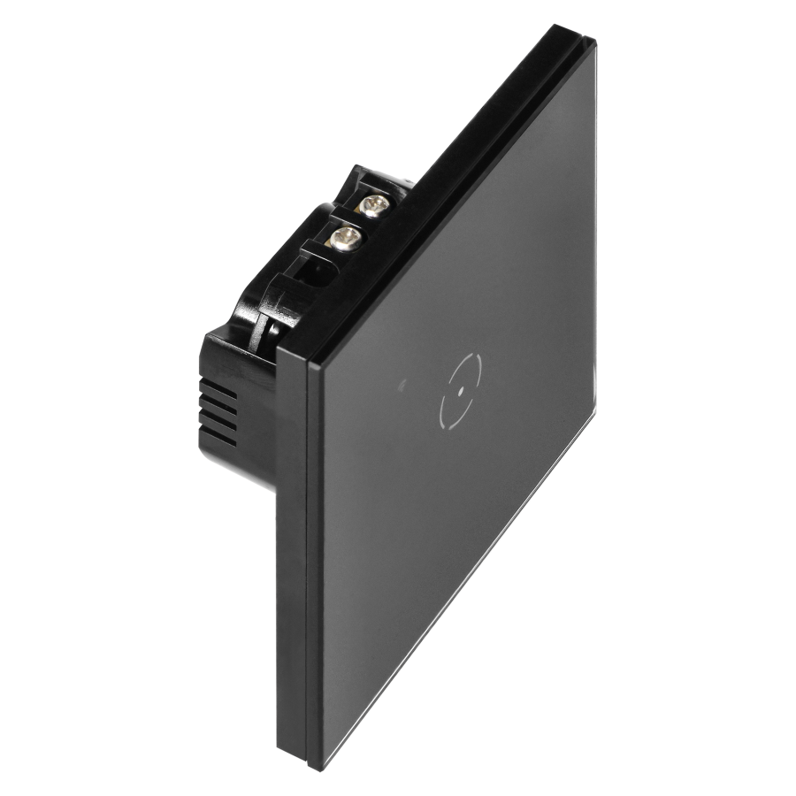 Tuya Smart Wi-Fi flush-mounted 1-gang switch, black
