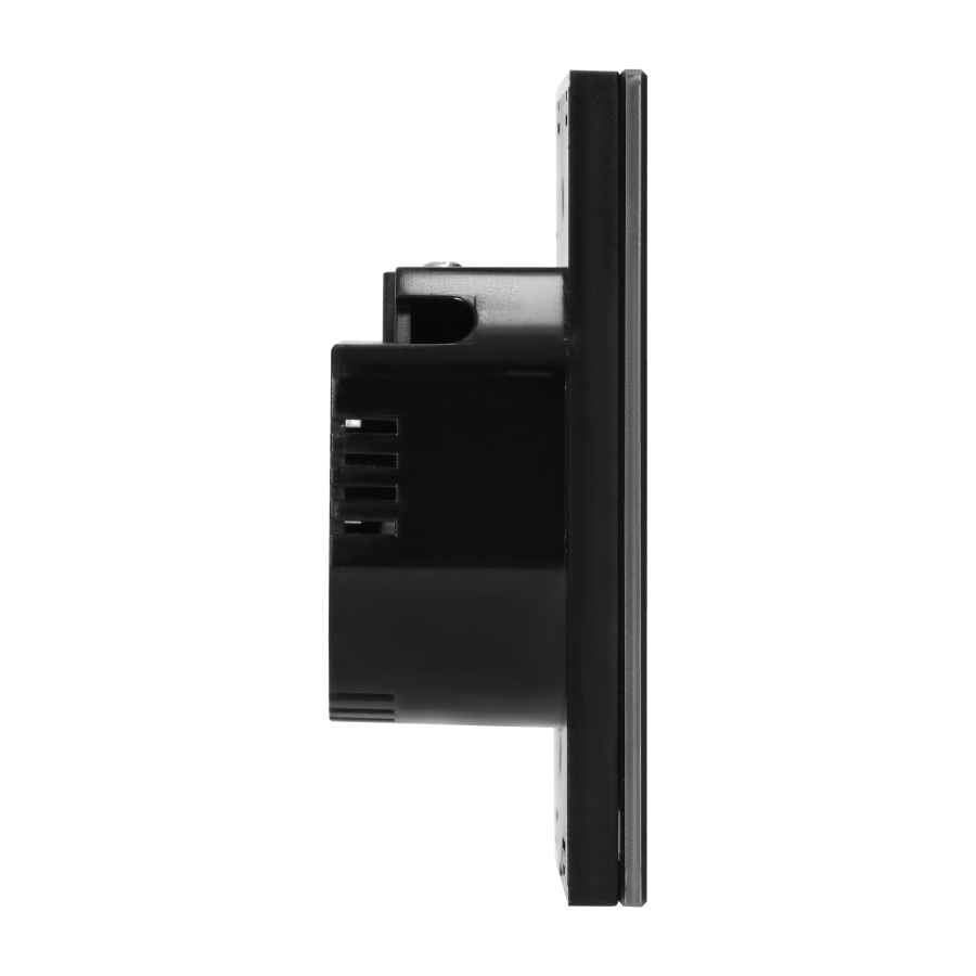 Włącznik podtynkowy pojedynczy Wi-Fi Tuya Smart Home, czarny